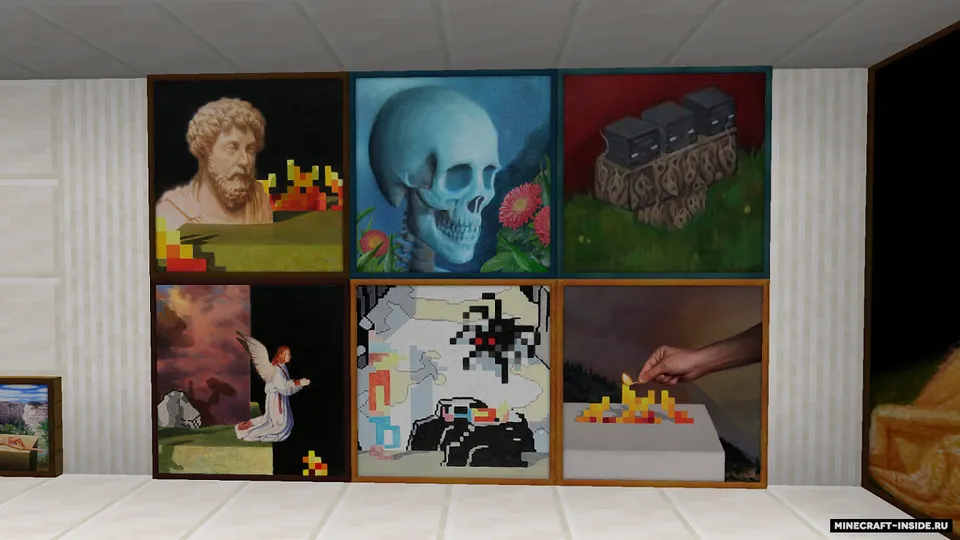 Paintings in High Definition — Minecraft resurs pak, rasm 4