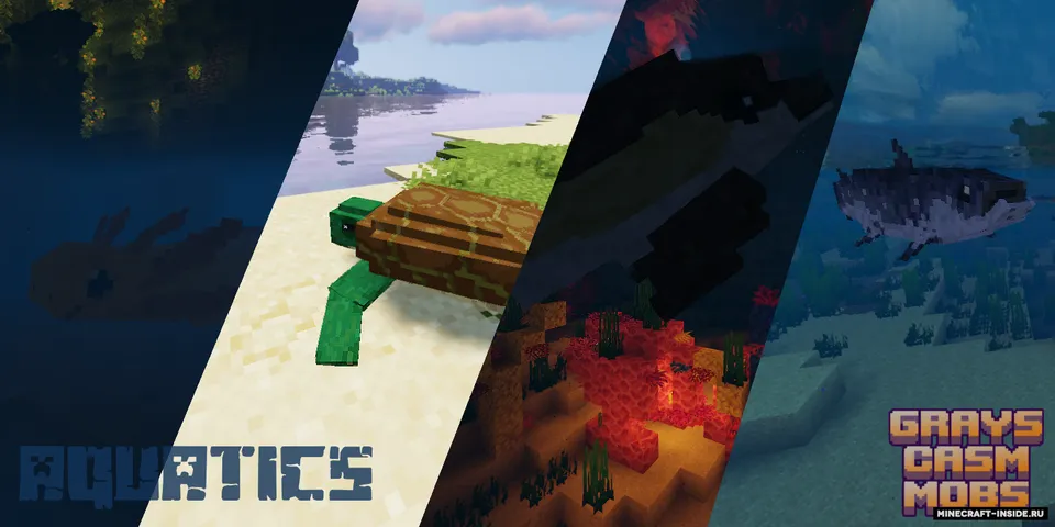 Gray's Mob Overhaul (CASM Mobs) — Minecraft resurs pak, rasm 2
