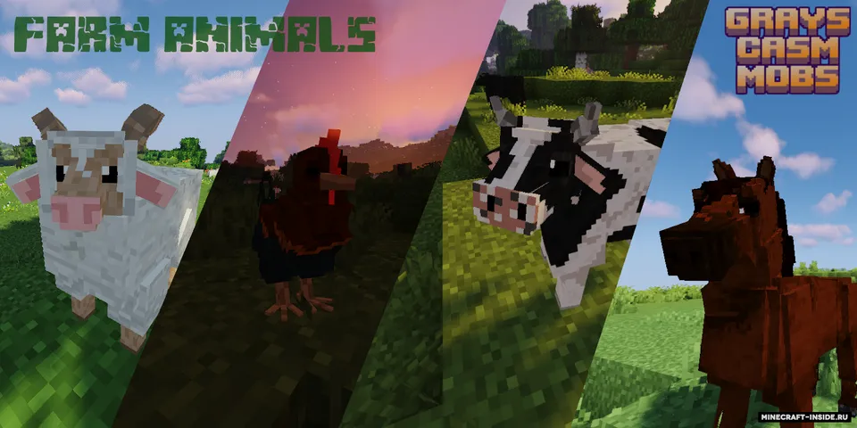 Gray's Mob Overhaul (CASM Mobs) — Minecraft resurs pak, rasm 3