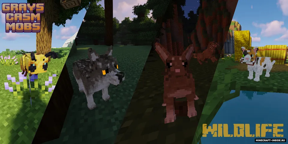 Gray's Mob Overhaul (CASM Mobs) — Minecraft resurs pak, rasm 5