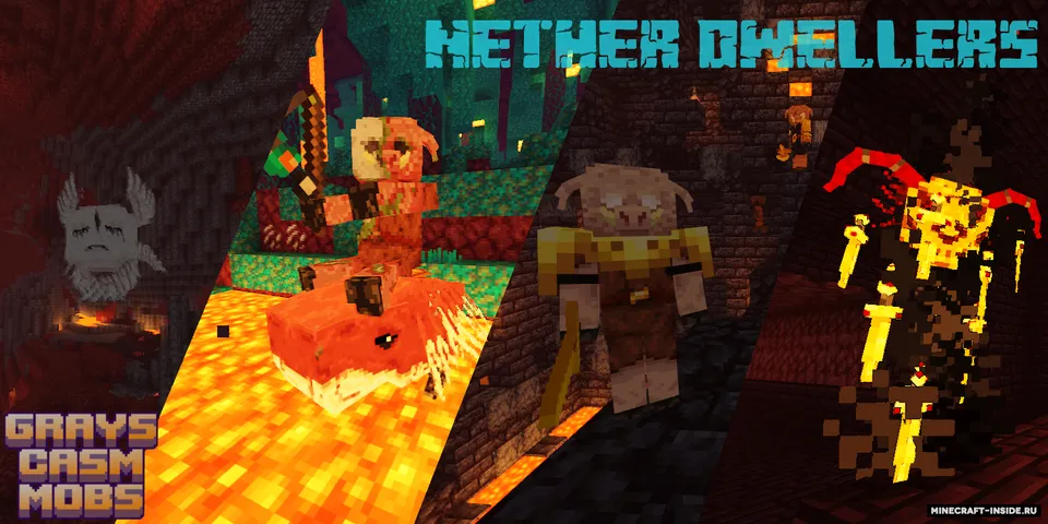 Gray's Mob Overhaul (CASM Mobs) — Minecraft resurs pak, rasm 7