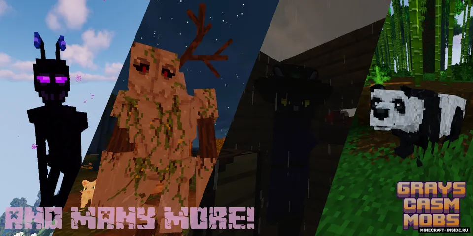 Gray's Mob Overhaul (CASM Mobs) — Minecraft resurs pak, rasm 8