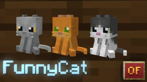 FunnyCat — Minecraft resurs pak, rasm 1