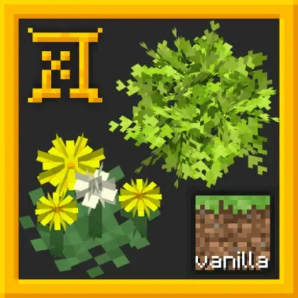 XeKr flowers leaves model