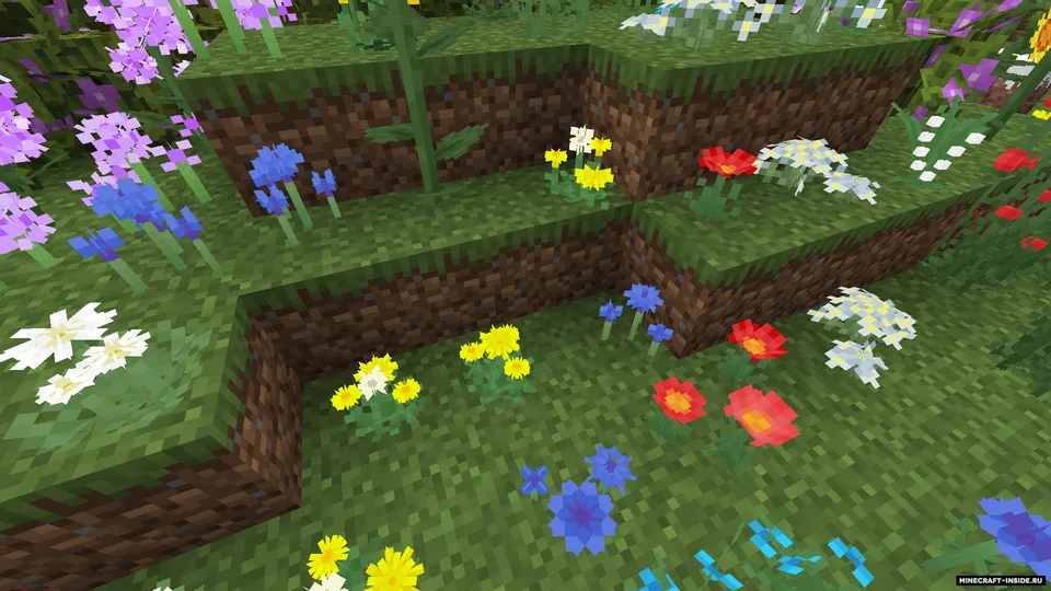 XeKr flowers leaves model — Minecraft resurs pak, rasm 3