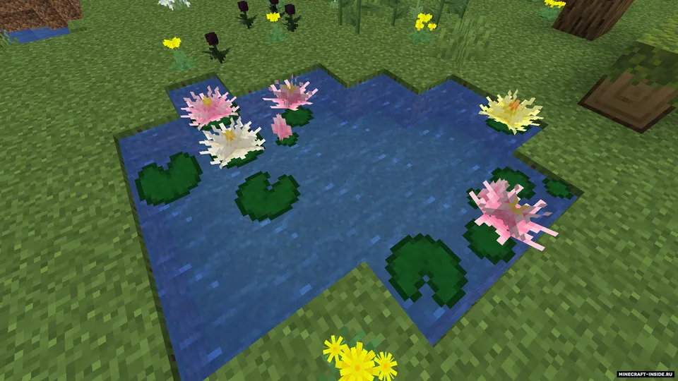 XeKr flowers leaves model — Minecraft resurs pak, rasm 4
