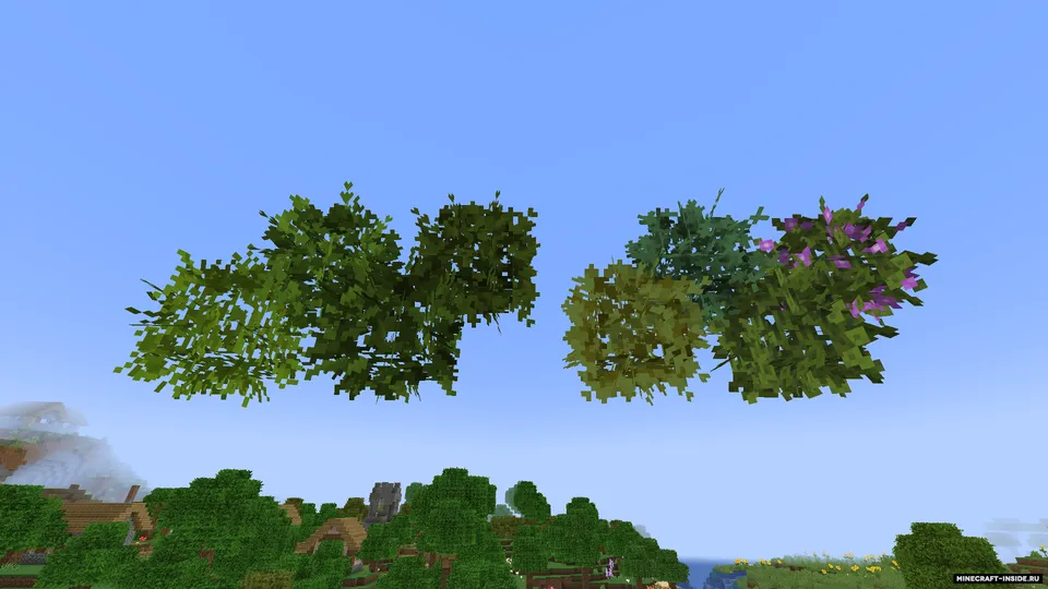 XeKr flowers leaves model — Minecraft resurs pak, rasm 5