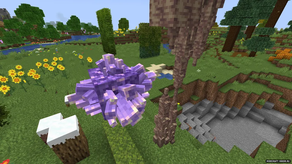 XeKr flowers leaves model — Minecraft resurs pak, rasm 6