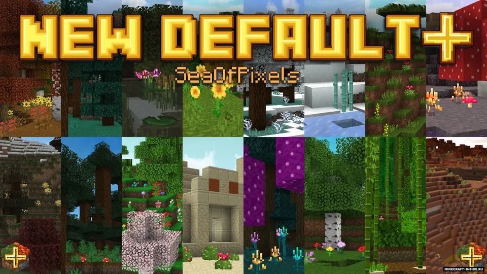 New Default+ — Minecraft resurs pak, rasm 6