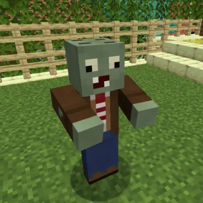 Zombies from PvZ — Minecraft resurs pak, rasm 1