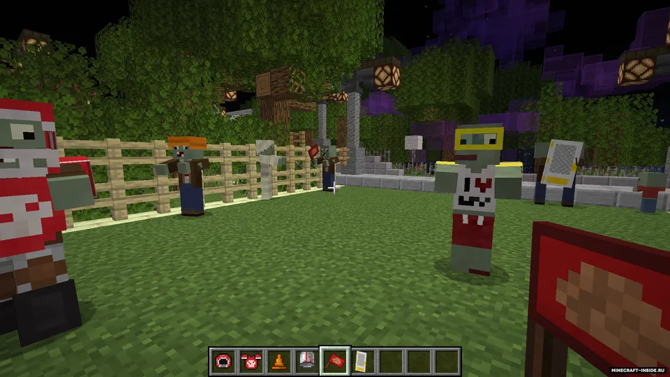 Zombies from PvZ — Minecraft resurs pak, rasm 3