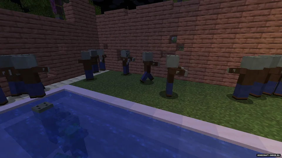 Zombies from PvZ — Minecraft resurs pak, rasm 6