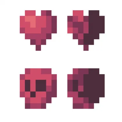 Heart GUI — Minecraft resurs pak, rasm 1