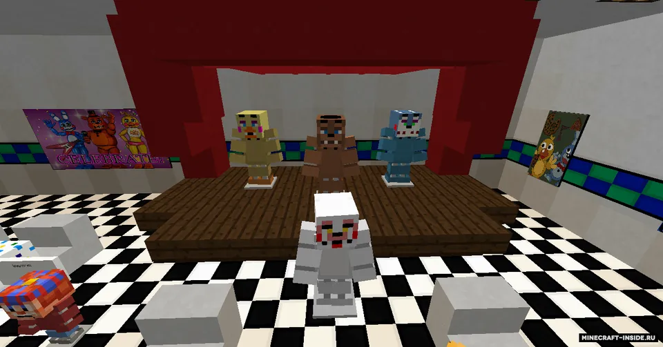 Five Nights At Freddy's - tekstur-pak — Minecraft resurs pak, rasm 4