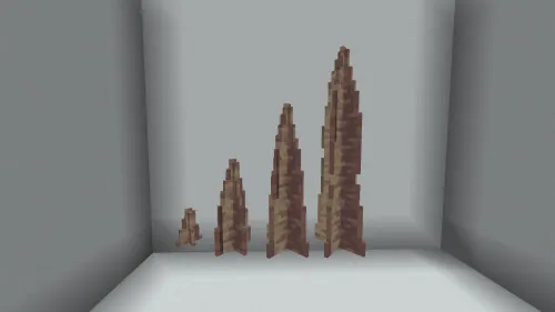 Dripstone 3d — Minecraft resurs pak, rasm 1