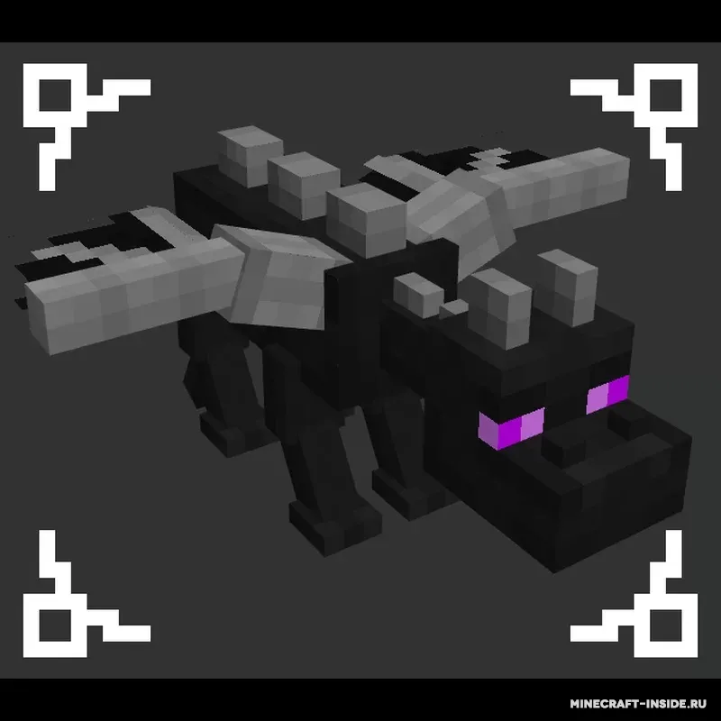 Baby Ender Wolf — Minecraft resurs pak, rasm 4