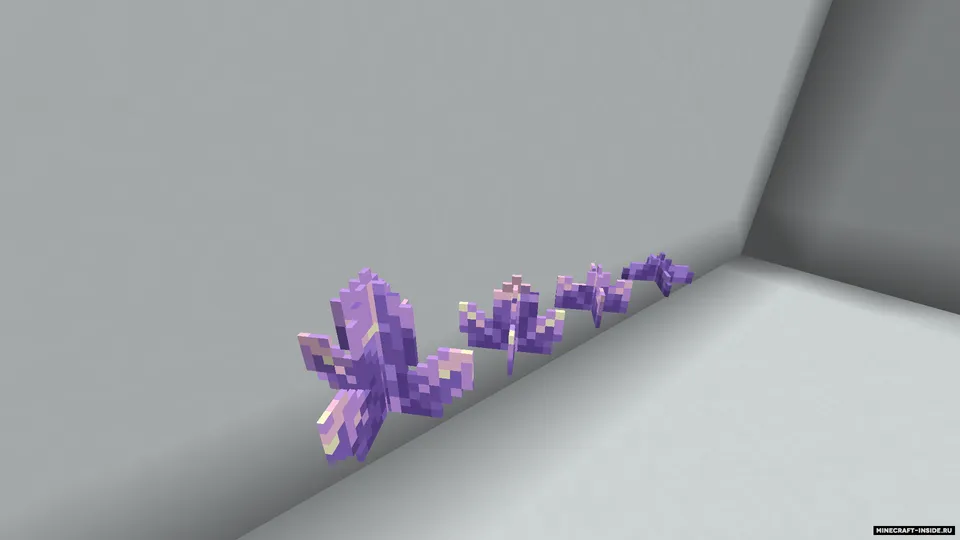 Amethysts in 3d — Minecraft resurs pak, rasm 2
