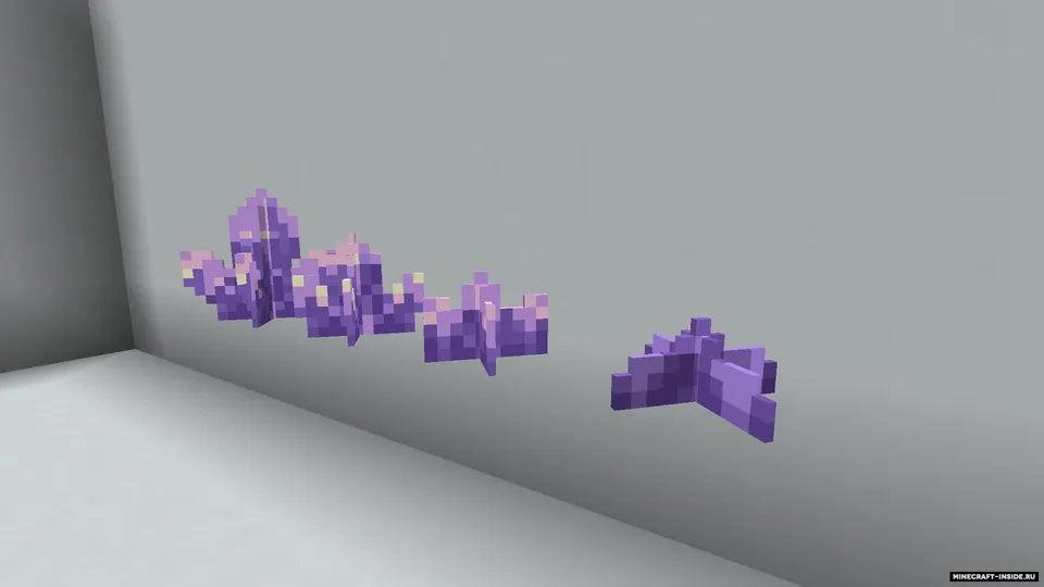 Amethysts in 3d — Minecraft resurs pak, rasm 3