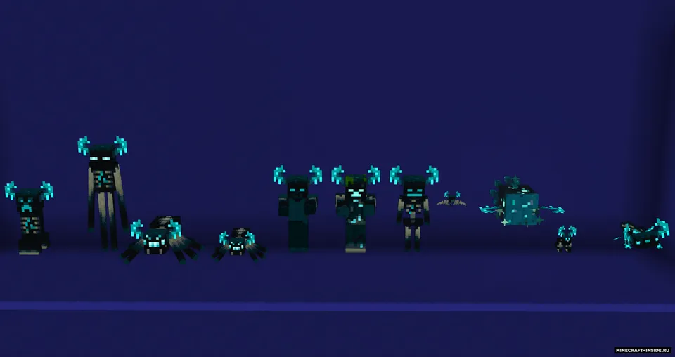 Sculkified Mobs — Minecraft resurs pak, rasm 2