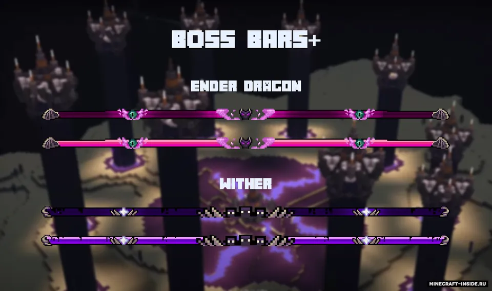Enhanced Boss Bars — Minecraft resurs pak, rasm 2