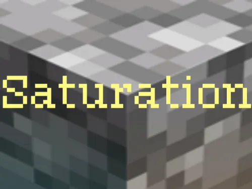 Saturation — Minecraft resurs pak, rasm 1