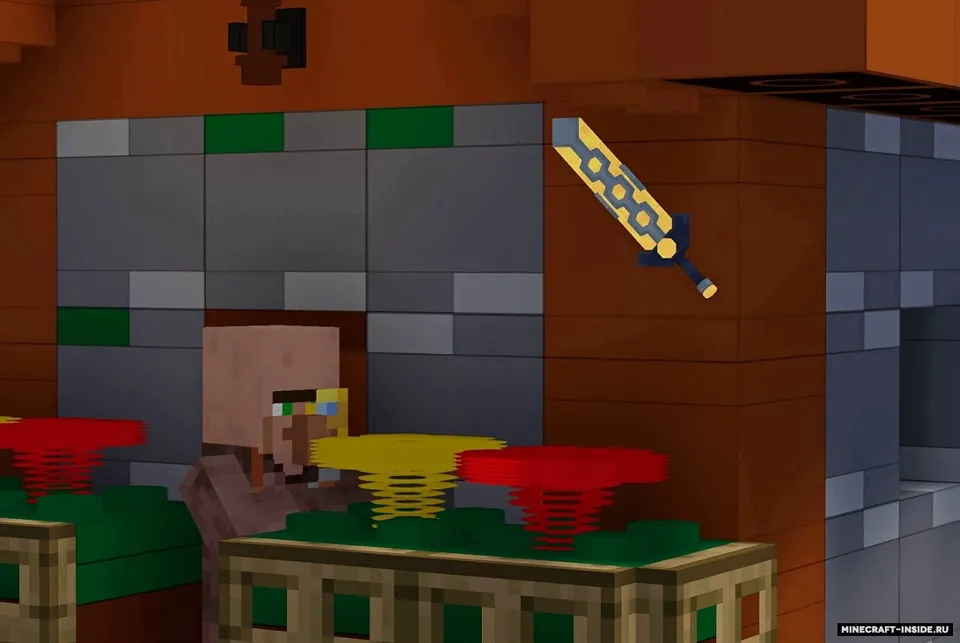 Nexo - Ritsar Kleyning qilichi — Minecraft resurs pak, rasm 4