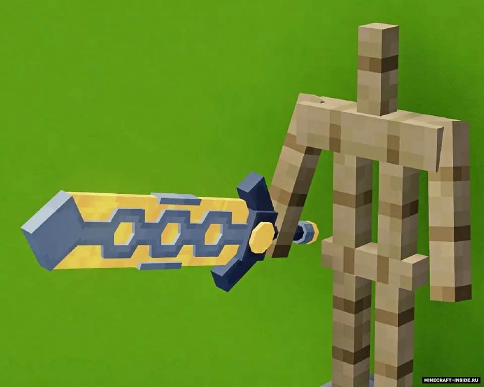 Nexo - Ritsar Kleyning qilichi — Minecraft resurs pak, rasm 5