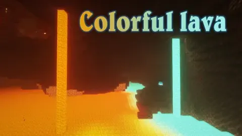 Colorful lava