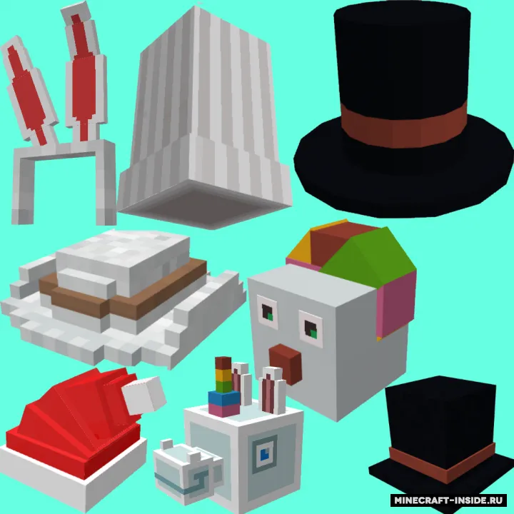Pumpkin Hats — Minecraft resurs pak, rasm 2
