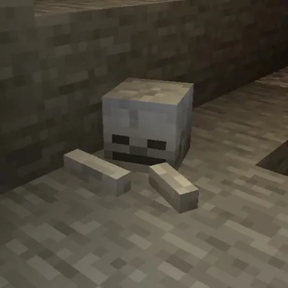 Skeletons on Stones — Minecraft resurs pak, rasm 1