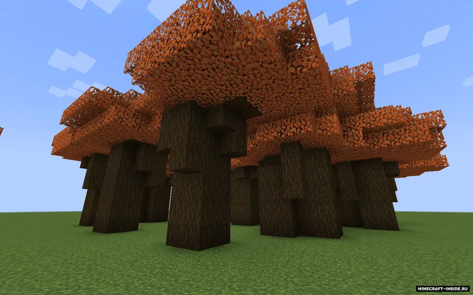 More vanila leaves — Minecraft resurs pak, rasm 4