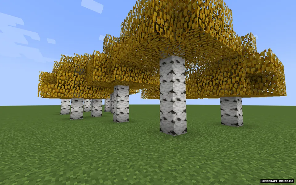 More vanila leaves — Minecraft resurs pak, rasm 6