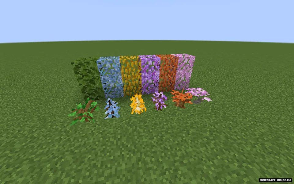 More vanila leaves — Minecraft resurs pak, rasm 7