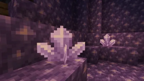 Ametist totem va o'yin interfeysi — Minecraft resurs pak, rasm 1
