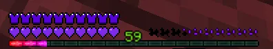 Ametist totem va o'yin interfeysi — Minecraft resurs pak, rasm 2