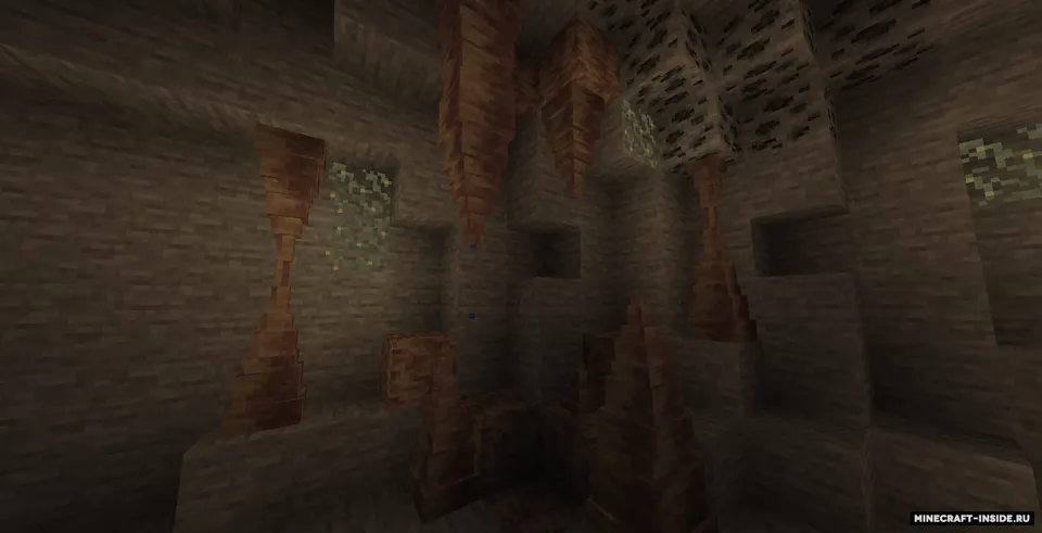 3d amethyst and pointed dripstone — Minecraft resurs pak, rasm 5
