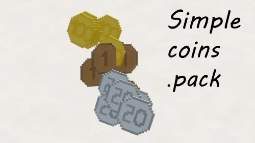 Oddiy tangalar — Minecraft resurs pak, rasm 1