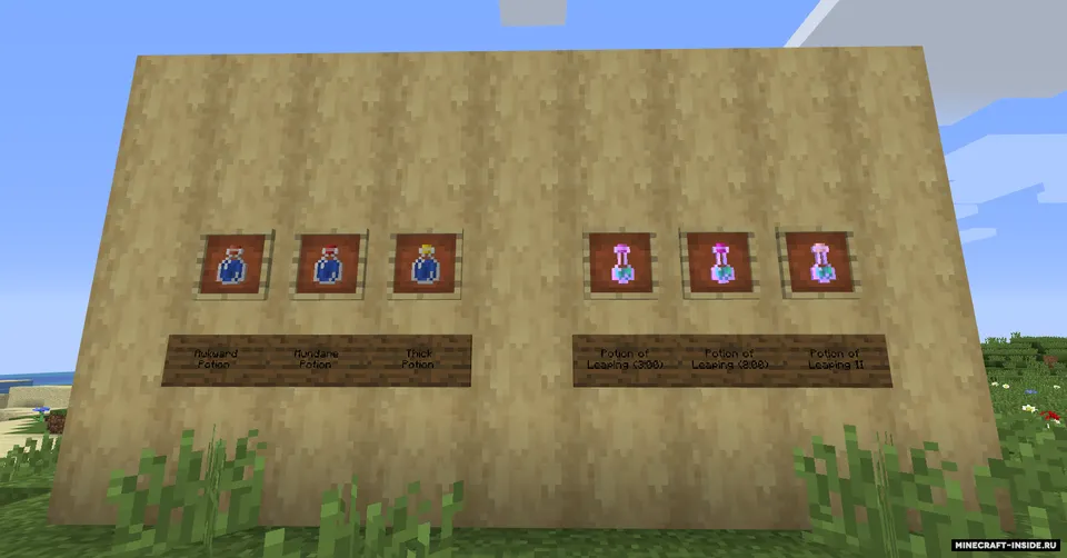 Potion Bottles Plus — Minecraft resurs pak, rasm 2
