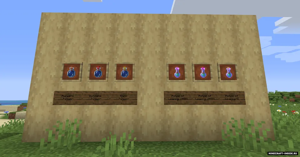 Potion Bottles Plus — Minecraft resurs pak, rasm 3
