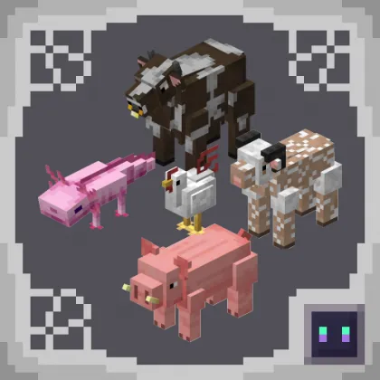 Shiny's Entity Models Plus — Minecraft resurs pak, rasm 1