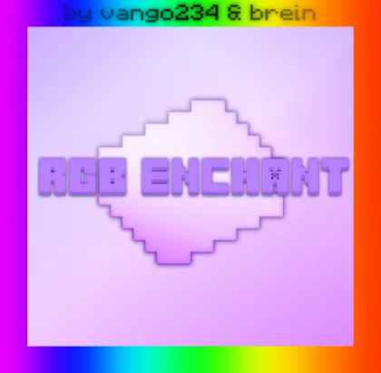 Rainbow Enchant — Minecraft resurs pak, rasm 1
