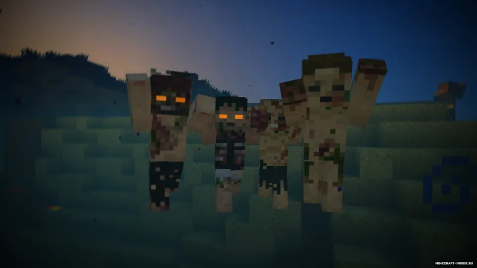 Tissou's Zombie Pack — Minecraft resurs pak, rasm 4