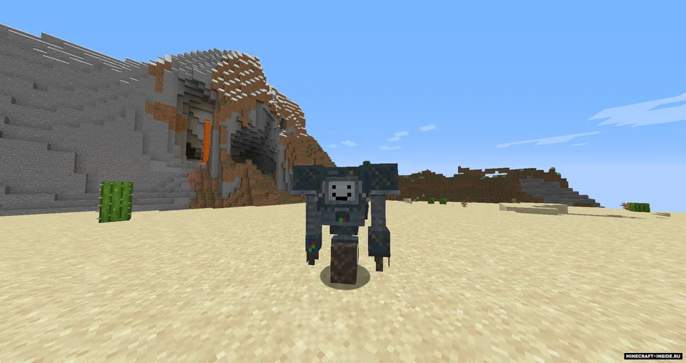 Securitron Iron Golem 2.3V — Minecraft resurs pak, rasm 2