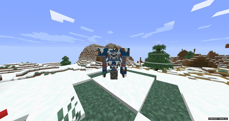 Securitron Iron Golem 2.3V — Minecraft resurs pak, rasm 3
