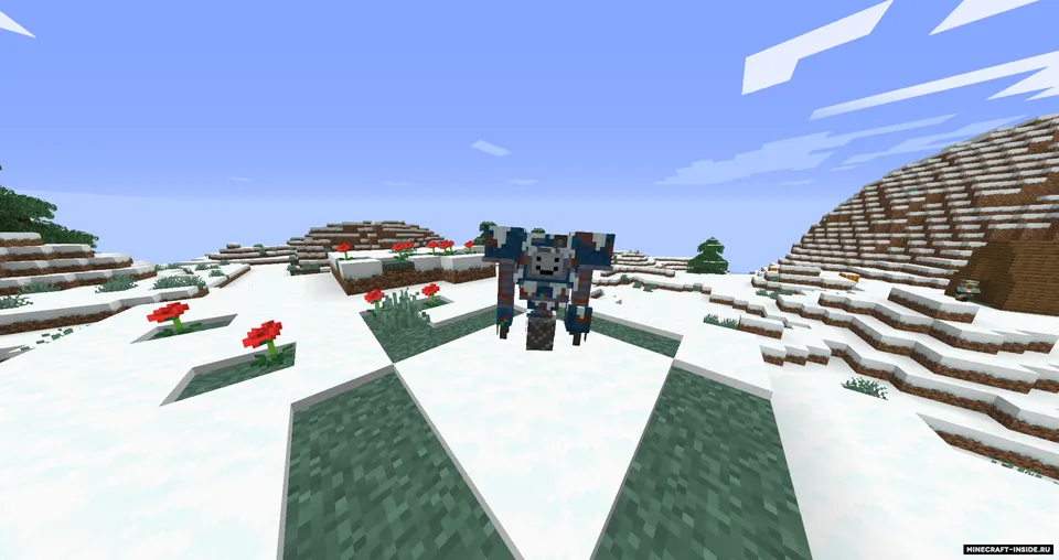 Securitron Iron Golem 2.3V — Minecraft resurs pak, rasm 4