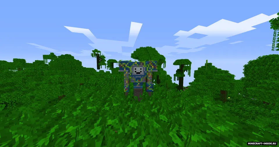 Securitron Iron Golem 2.3V — Minecraft resurs pak, rasm 5