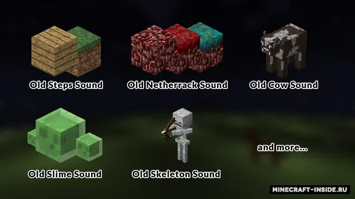 Old Sounds — Minecraft resurs pak, rasm 3