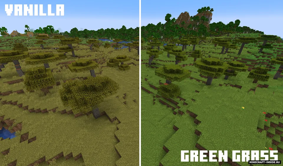 Green grass pack — Minecraft resurs pak, rasm 2