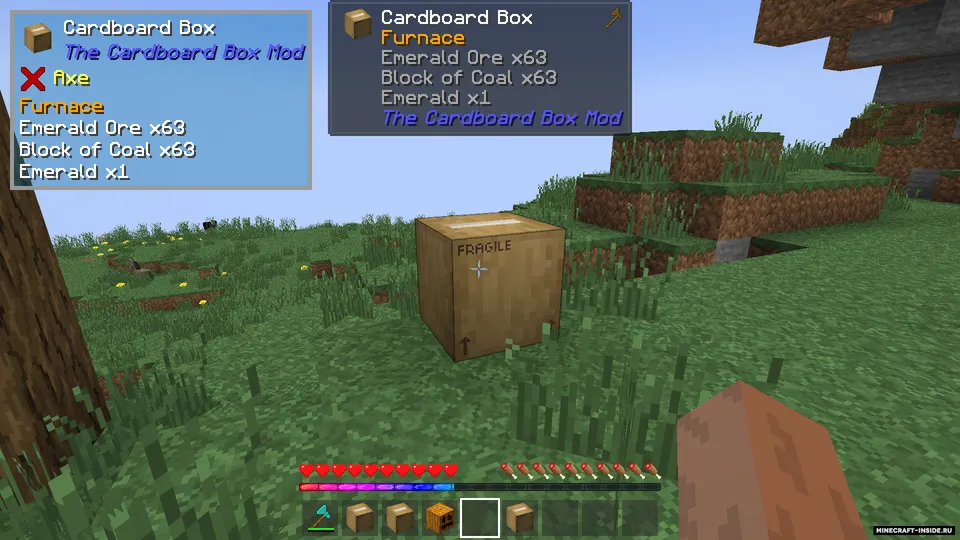 The Cardboard Box Extension — Minecraft mod, rasm 2