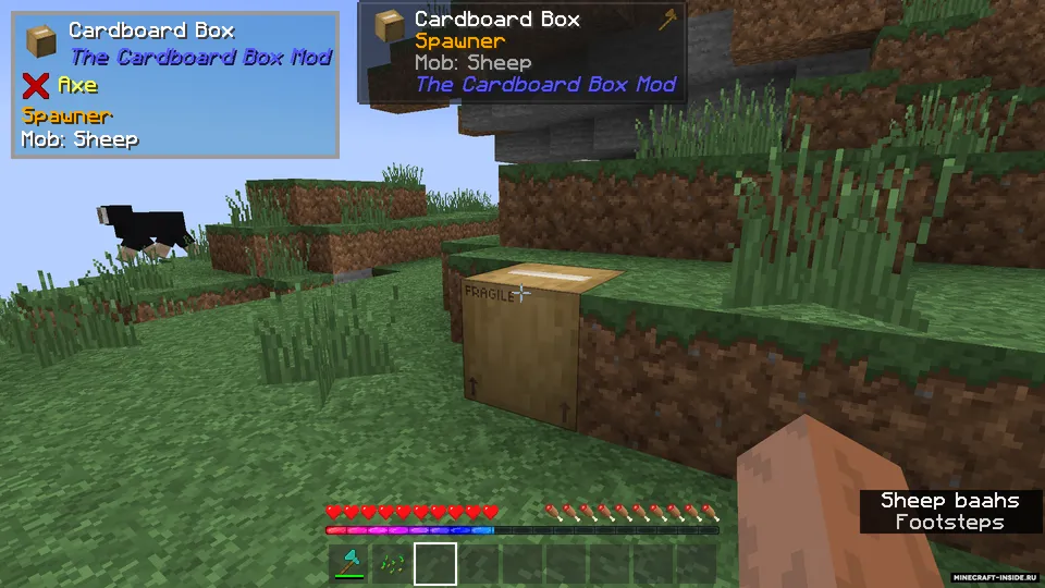 The Cardboard Box Extension — Minecraft mod, rasm 4